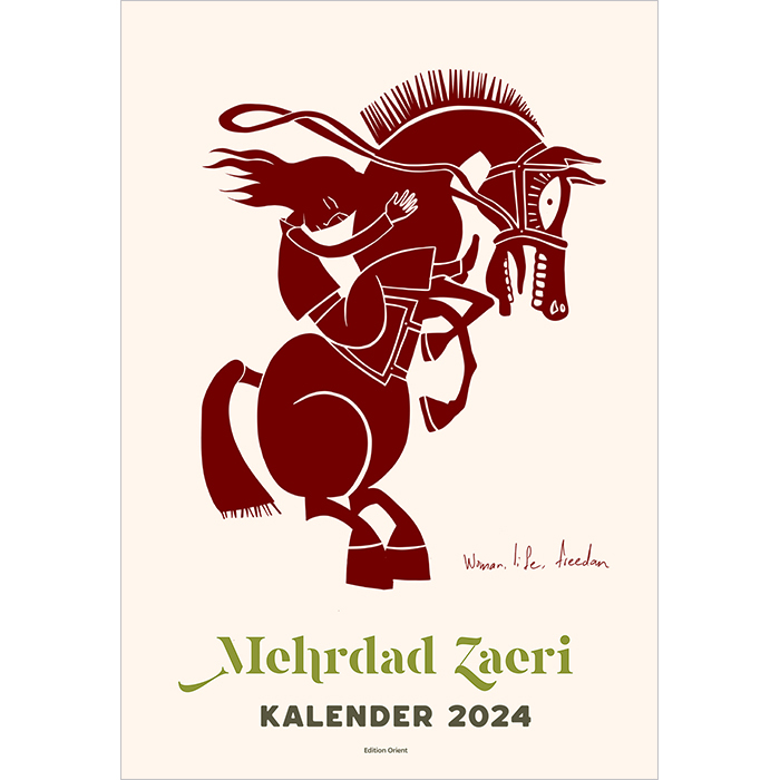 Mehrdad Zaeri - Wandkalender für 2024